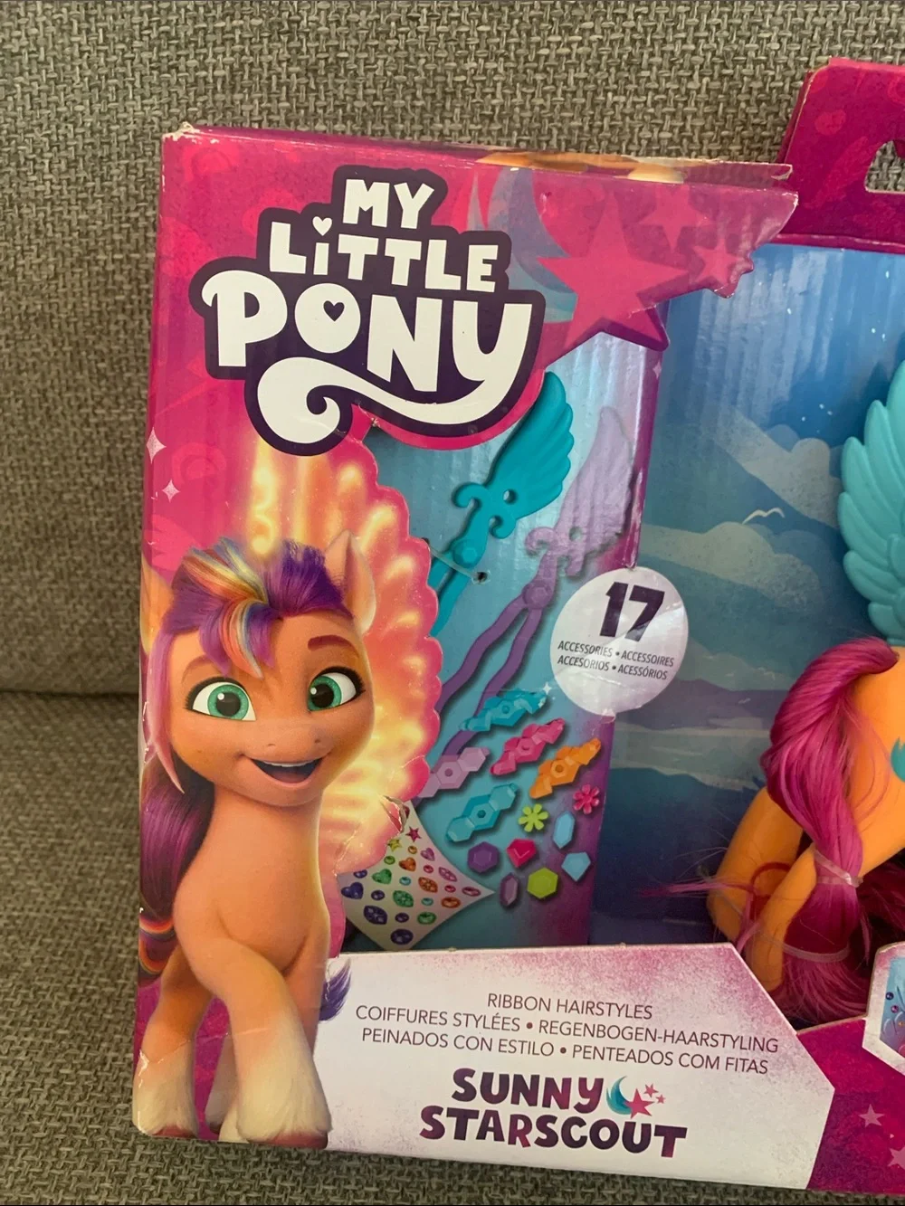 My Little Pony Sunny Starscout Ribbon Hairstyles New